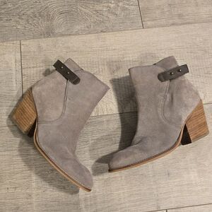 Sam Edelman Marielle Ankle Boots In grey suede 6.5